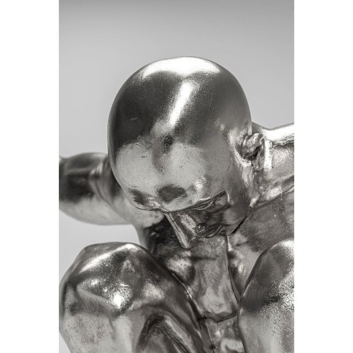 Статуэтка Athlet серебряного цвета - лучшие Фигуры и статуэтки в INMYROOM