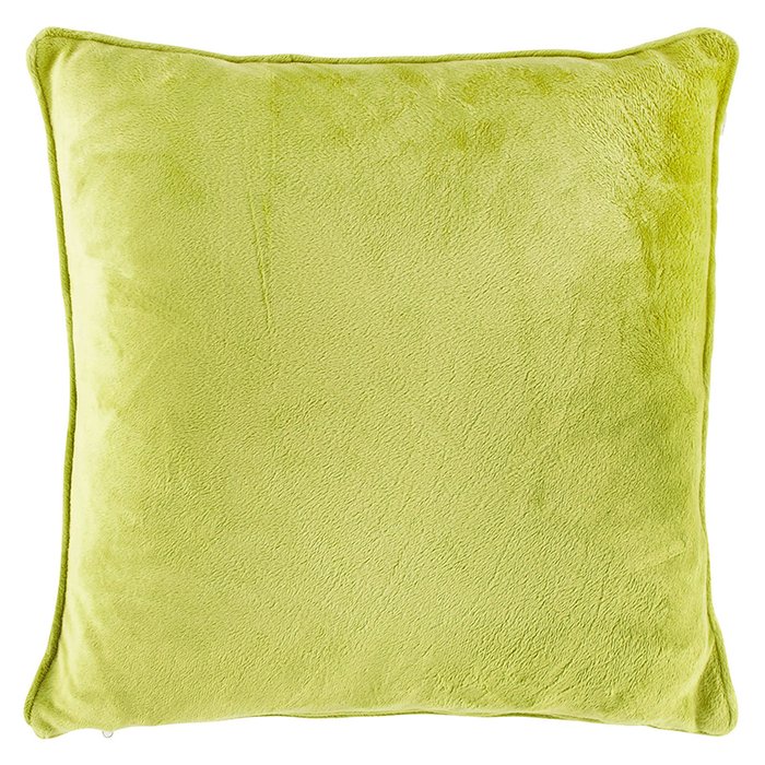 Декоративная подушка Velvet зеленого цвета
