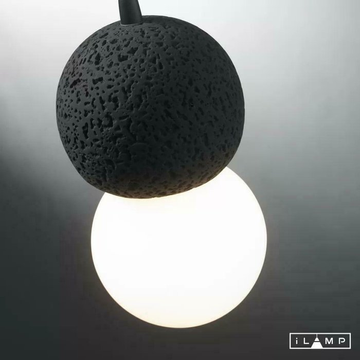 Подвесной светильник Foxtrot черно-белого цвета - лучшие Подвесные светильники в INMYROOM