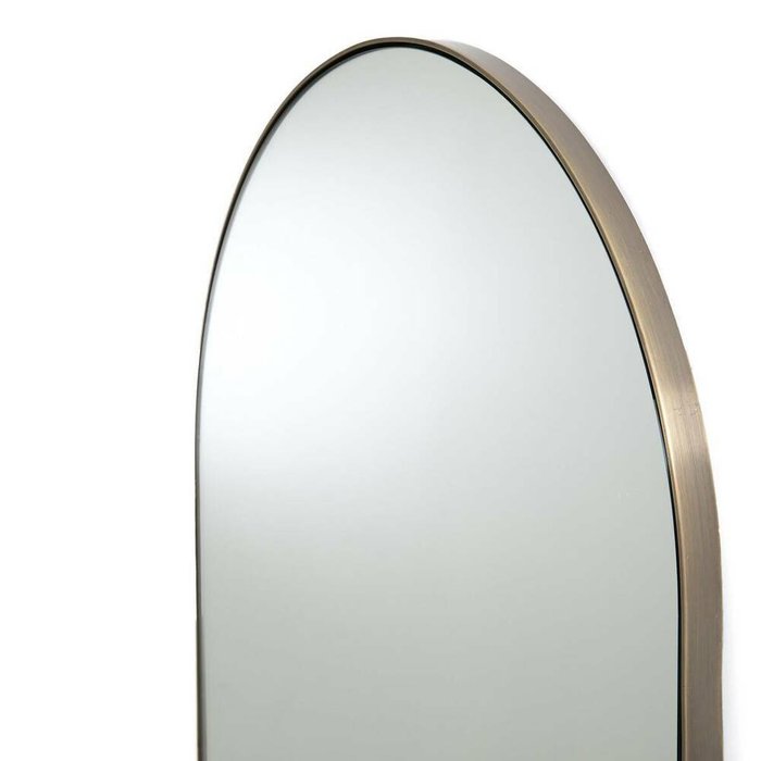 Настенное зеркало Caligone 53х150 золотого цвета - лучшие Настенные зеркала в INMYROOM