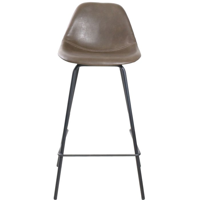 Стул полубарный City коричневого цвета - купить Барные стулья по цене 9490.0
