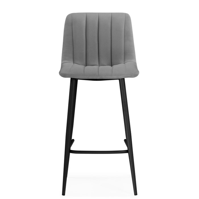 Полубарный стул Дани темно-серого цвета - купить Барные стулья по цене 5990.0