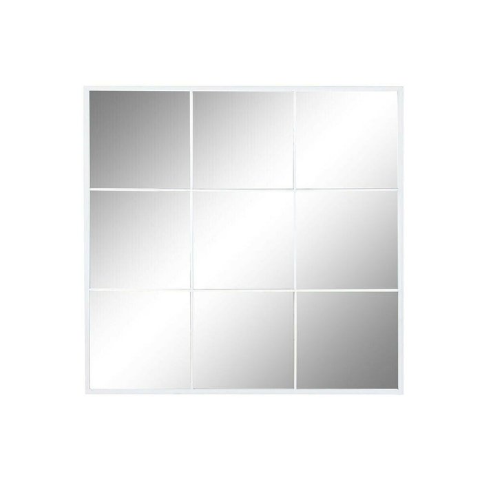 Настенное зеркало Белый Окно 90 x 2 x 90 cm