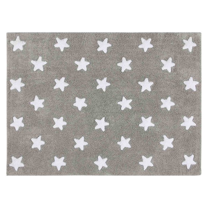Ковер Stars 120х160 серо-белого цвета 