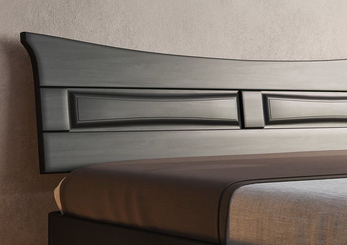 Кровать Лацио 3 ясень-каштан 180х200 - купить Кровати для спальни по цене 48424.0