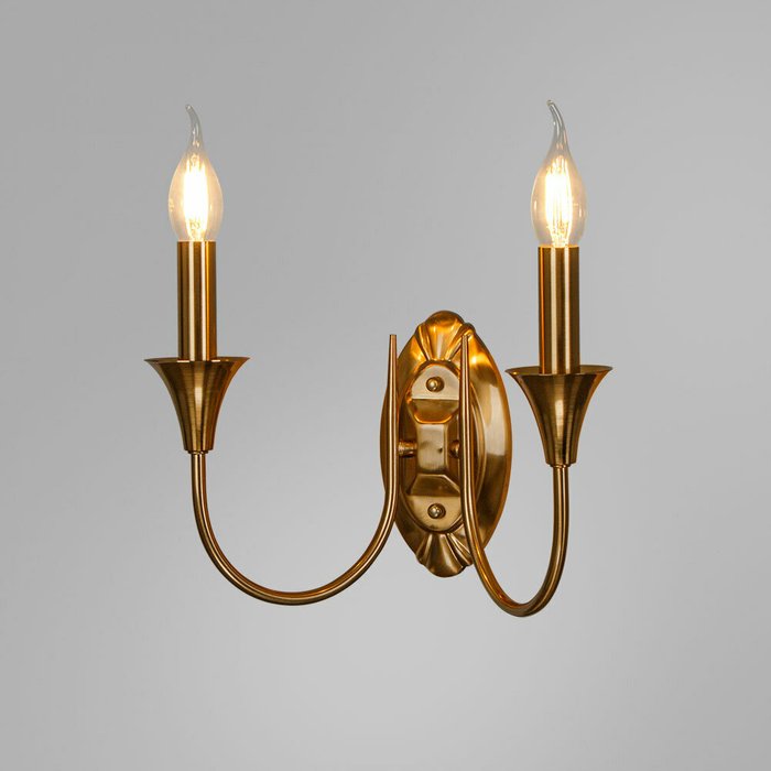 Бра Arte Lamp COLLINETTA A4094AP-2PB - купить Бра и настенные светильники по цене 3990.0 Бра Arte Lamp COLLINETTA A4094AP-2PB - купить Бра и настенные светильники по цене 3990.0
