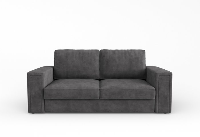 Диван-кровать Вивьен серого цвета - купить Прямые диваны по цене 97889.0