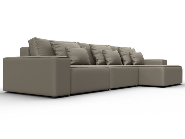 Угловой диван-кровать Лига-074 бежевого цвета (экокожа) - лучшие Угловые диваны в INMYROOM Угловой диван-кровать Лига-074 бежевого цвета (экокожа) - лучшие Угловые диваны в INMYROOM