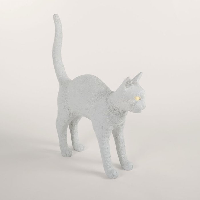 Настольная лампа Jobby The Cat White белого цвета - лучшие Настольные лампы в INMYROOM Настольная лампа Jobby The Cat White белого цвета - лучшие Настольные лампы в INMYROOM