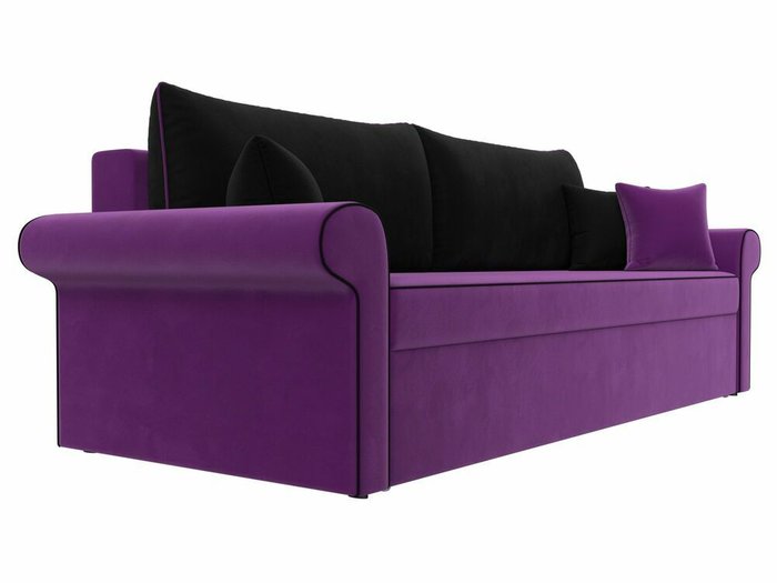 Прямой диван-кровать Милфорд фиолетового цвета - лучшие Прямые диваны в INMYROOM