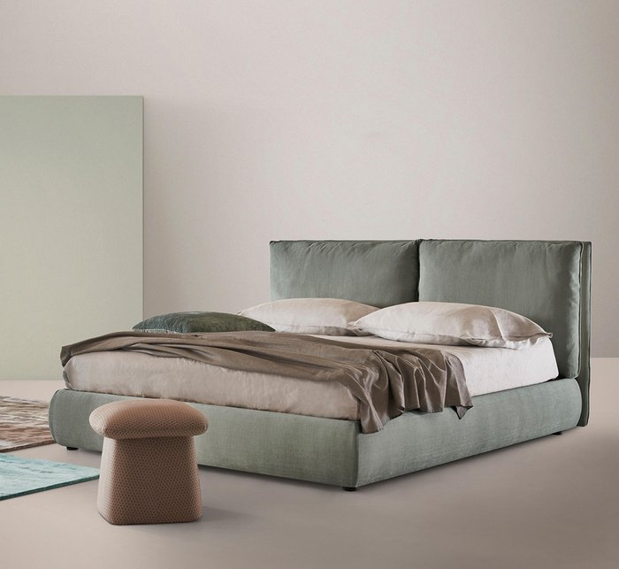 Кровать Bubble бежевого цвета 180х200 - купить Кровати для спальни по цене 138000.0