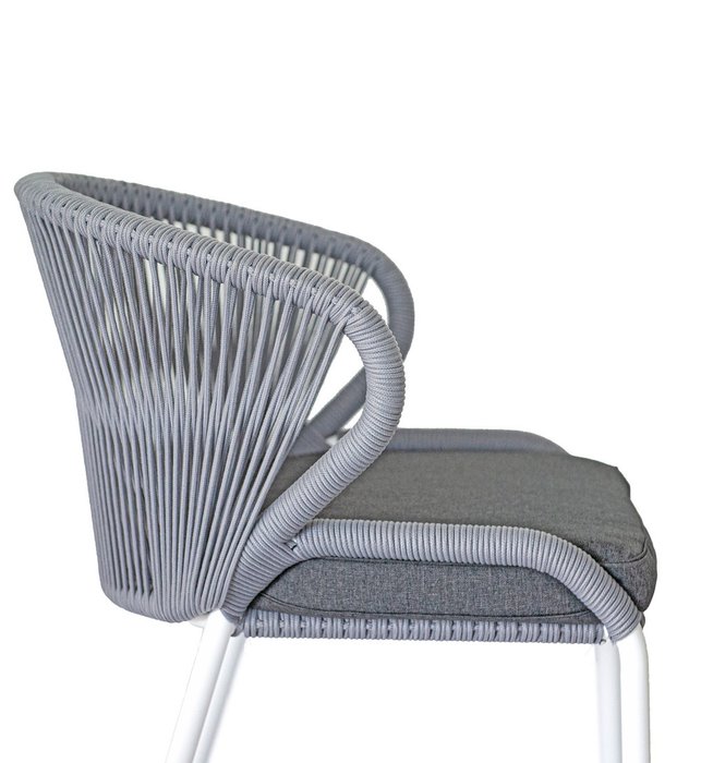 Стул Милан серого цвета - лучшие Садовые стулья в INMYROOM