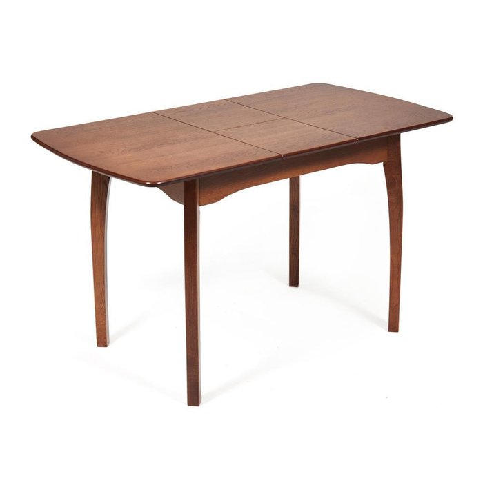 Обеденный раскладной стол Caterina темно-коричневого цвета - лучшие Обеденные столы в INMYROOM