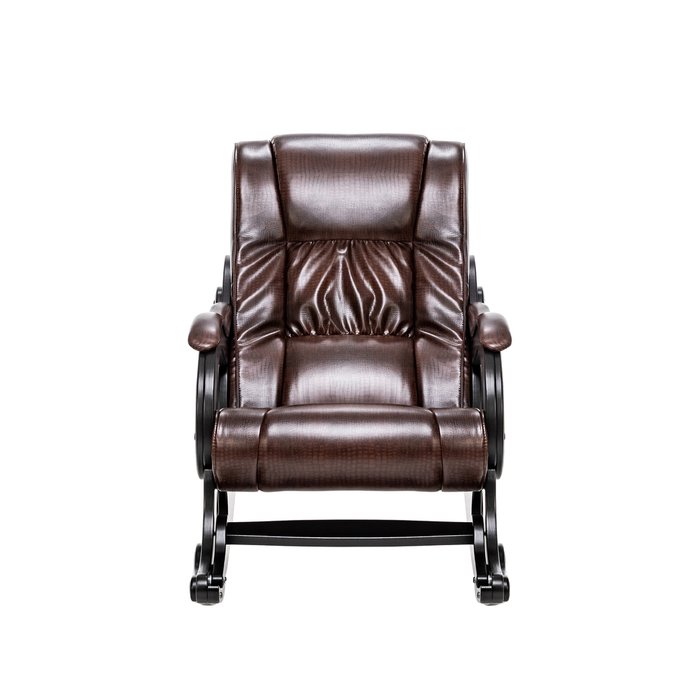 Кресло-качалка Модель 77 коричневого цвета - купить Интерьерные кресла по цене 26933.0