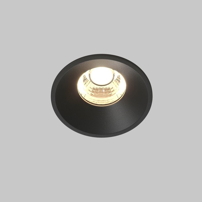 Встраиваемый светильник Technical DL058-7W3K-B Round Downlight - лучшие Встраиваемые споты в INMYROOM