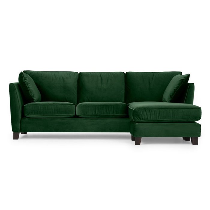 Угловой диван Wolsy зеленого цвета