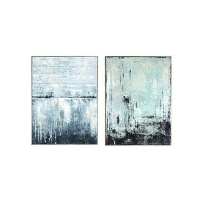 Картина Абстракция 60 x 3 x 80 cm современный (2 штук)
