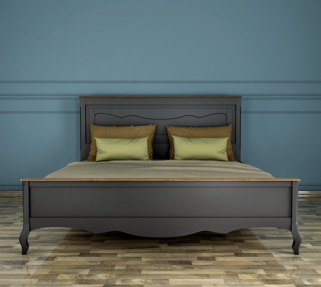 Дизайнерская кровать Leontina Black 180х200  - купить Кровати для спальни по цене 135698.0
