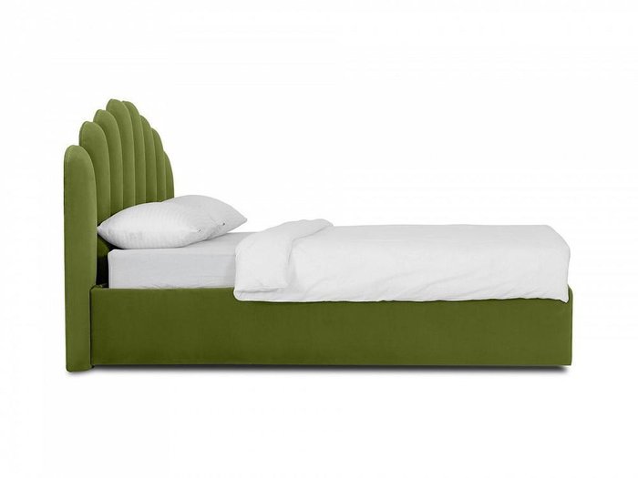 Кровать Queen Sharlotta 160х200 зеленого цвета с подъемным механизмом - лучшие Кровати для спальни в INMYROOM
