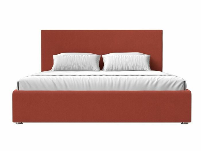Кровать Кариба 200х200 кораллового цвета с подъемным механизмом - купить Кровати для спальни по цене 83999.0