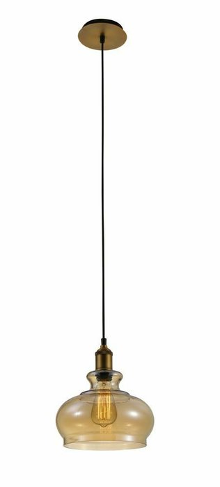 Подвесной светильник Sonnette Amber с прозрачным плафоном