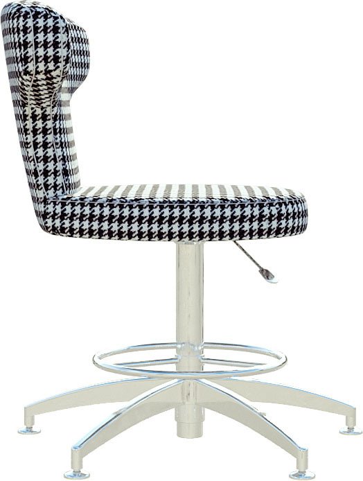 Стул офисный Витра Melody бело-черного цвета  - купить Офисные кресла по цене 22024.0