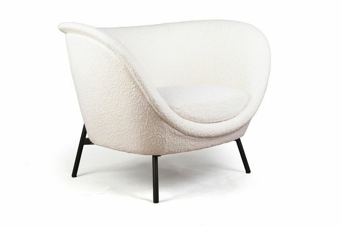 Кресло Couture белого цвета - лучшие Интерьерные кресла в INMYROOM