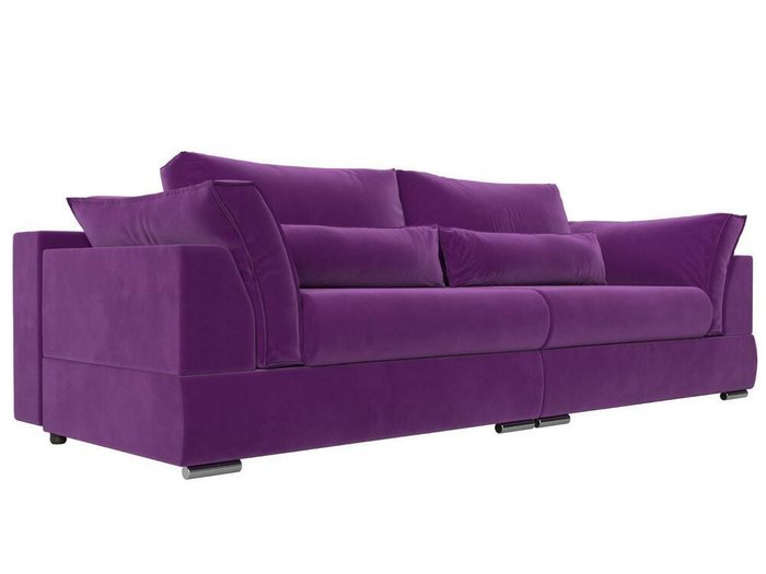 Прямой диван-кровать Пекин фиолетового цвета