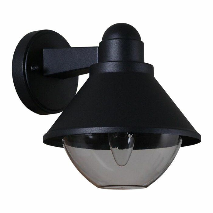 Уличный настенный светильник 08298-9.2-001SJ BK черного цвета - купить Настенные уличные светильники по цене 3440.0