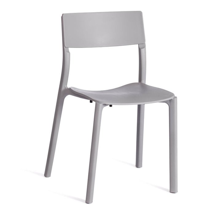 Набор из четырех стульев Lento серого цвета - купить Обеденные стулья по цене 17840.0