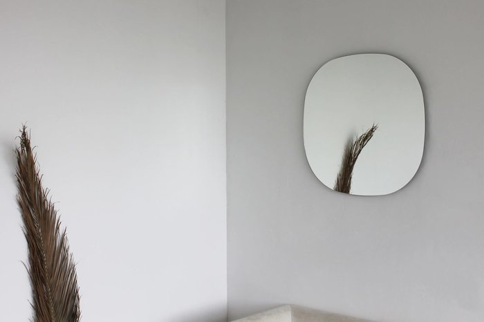 Настенное зеркало Abstract C 80х80 с каркасом из мдф - купить Настенные зеркала по цене 11000.0