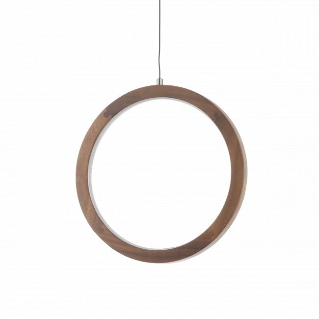 Подвесной светильник O-Wood коричневого цвета