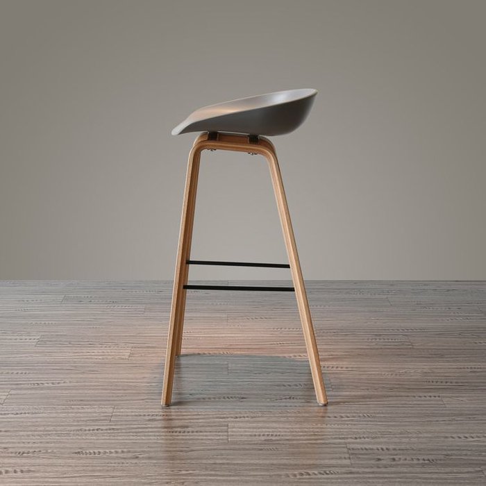 Барный стул Quadro серого цвета - купить Барные стулья по цене 9740.0