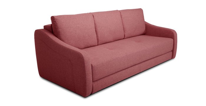 Прямой диван-кровать Иден красного цвета - купить Прямые диваны по цене 90060.0