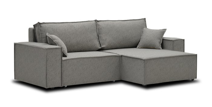 Угловой диван-кровать Фабио светло-серого цвета - купить Угловые диваны по цене 32130.0