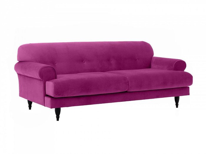 Диван Italia пурпурного цвета  - купить Прямые диваны по цене 69120.0