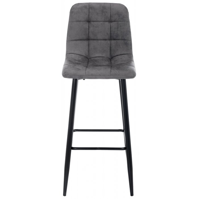 Барный стул Chio black dark grey темно-серого цвета - купить Барные стулья по цене 6890.0