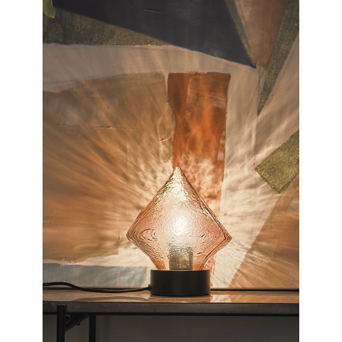 Светильник настольный Frozen Light янтарного цвета - лучшие Настольные лампы в INMYROOM