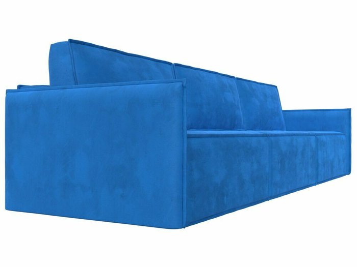 Прямой диван-кровать Либерти лонг голубого цвета - лучшие Прямые диваны в INMYROOM
