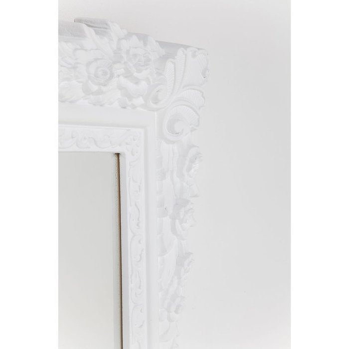 Зеркало Fiore белого цвета - лучшие Настенные зеркала в INMYROOM