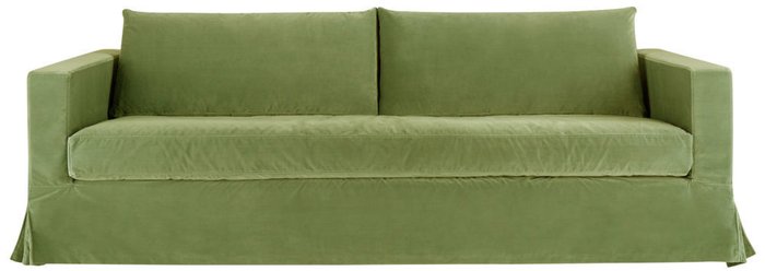 Диван Poly Green зеленого цвета - купить Прямые диваны по цене 139100.0