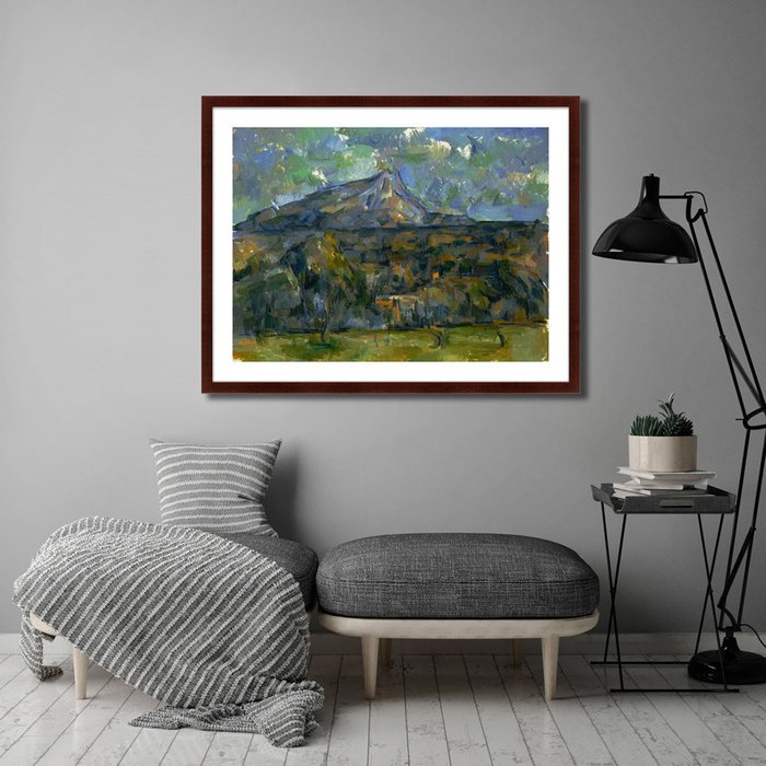 Репродукция картины Mont Sainte-Victoire 1906 г. - лучшие Картины в INMYROOM