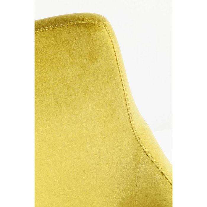 Стул мягкий Mode желтого цвета - лучшие Обеденные стулья в INMYROOM