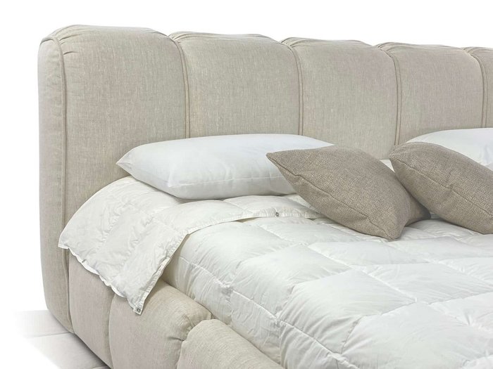 Кровать Nido 160х190 светло-бежевого цвета с ортопедической решеткой - лучшие Кровати для спальни в INMYROOM
