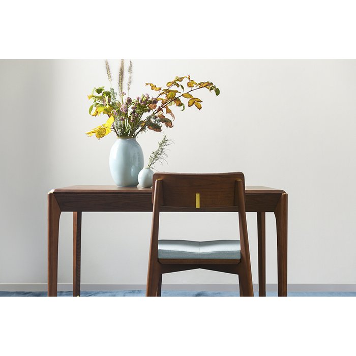 Стул Aska коричнево-бирюзового цвета  - лучшие Обеденные стулья в INMYROOM