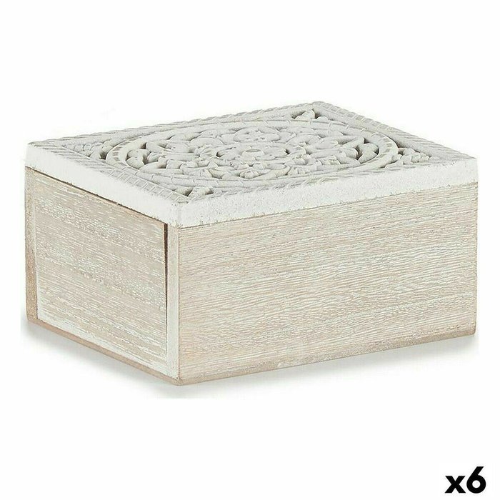 Набор шкатулок 16 x 8 x 11 cm Деревянный (6 штук)