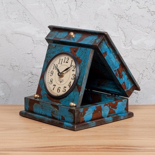 Часы настольные с деревянным корпусом - купить Часы по цене 5700.0