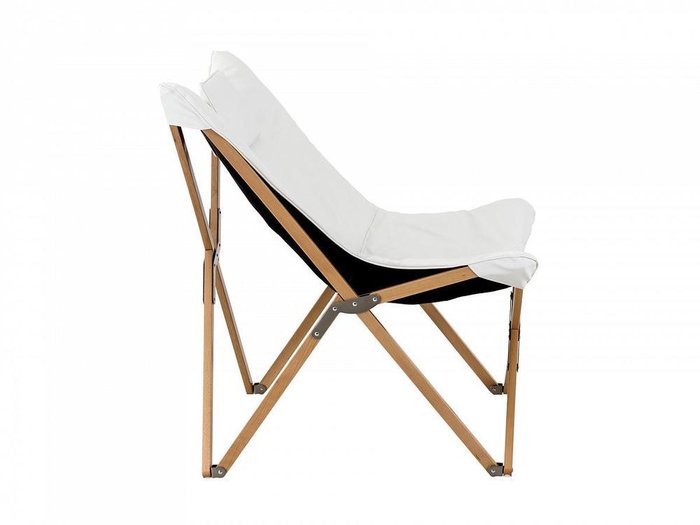 Кресло шезлонг Shato белого цвета - лучшие Садовые кресла в INMYROOM