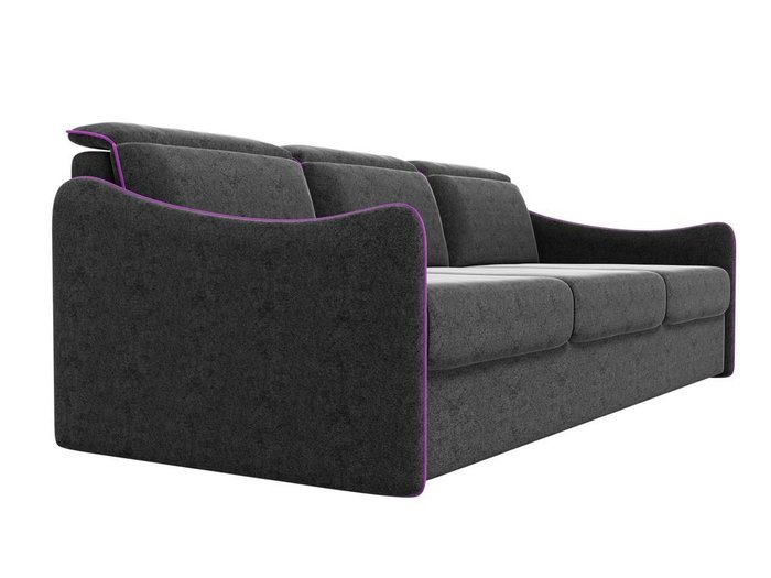 Прямой диван-кровать Скарлетт черного цвета - лучшие Прямые диваны в INMYROOM