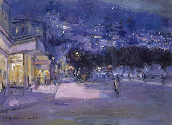 Репродукция картины на холсте View of Monaco 1922 г.